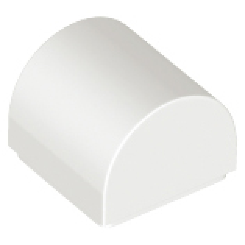 Dakpan, Gebogen 1x1x2/3 dubbel White